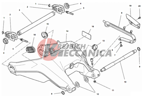 REAR SWINGING ARM