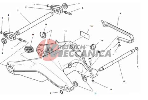 REAR SWINGING ARM