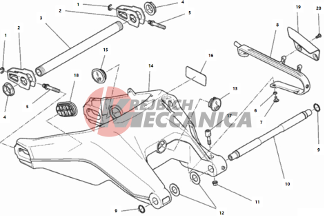 REAR SWINGING ARM