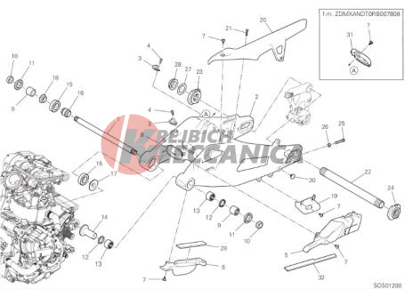 REAR SWINGING ARM