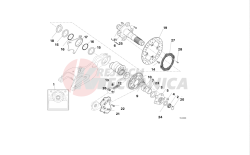 REAR WHEEL SPINDLE