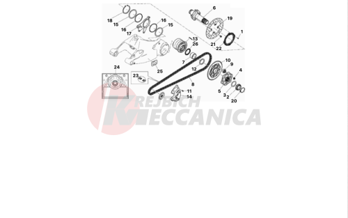 REAR WHEEL SPINDLE