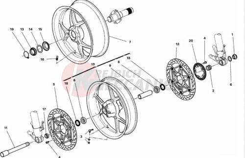 RUOTA ANTERIORE E POSTERIORE