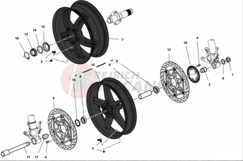 RUOTA ANTERIORE E POSTERIORE