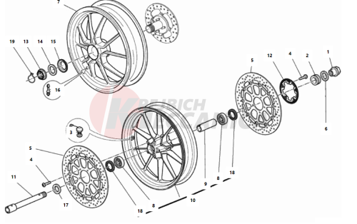 RUOTA ANTERIORE E POSTERIORE