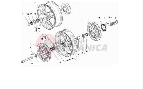 RUOTA ANTERIORE E POSTERIORE