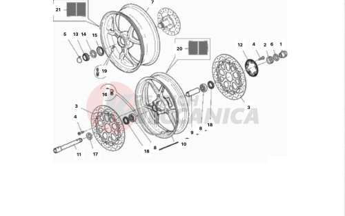 RUOTA ANTERIORE E POSTERIORE