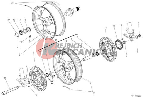 RUOTA ANTERIORE E POSTERIORE