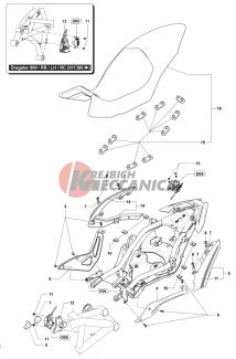 Rear Fairing Assembly Dragster 80