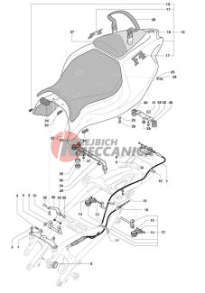 Rear Fairing Double Seat