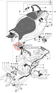 Rear Fairing Double Seat