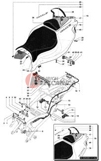 Rear Fairing Double Seat