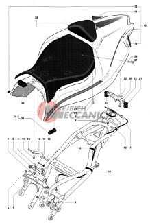 Rear Fairing Single Seat
