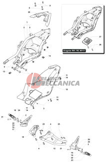 Rear Frame Assembly Dragster 800-