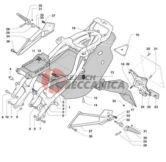 Rear Frame Double Seat