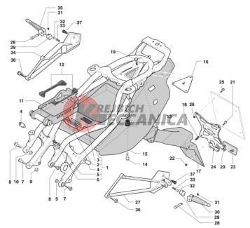 Rear Frame Double Seat
