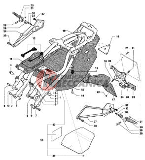 Rear Frame Double Seat