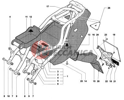 Rear Frame Single Seat