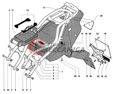 Rear Frame Single Seat
