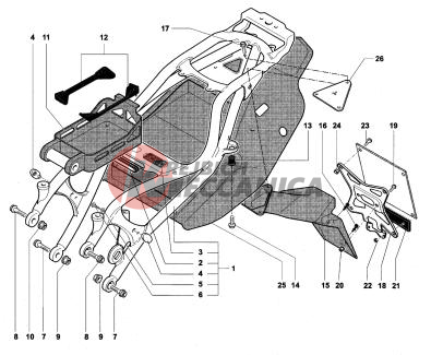 Rear Frame Single Seat