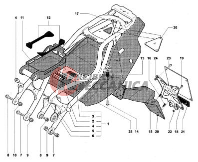 Rear Frame Single Seat