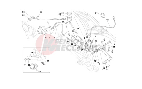 Rear brake