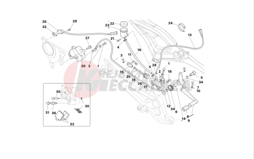 Rear brake