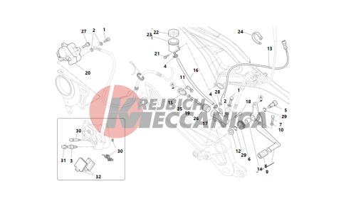 Rear brake