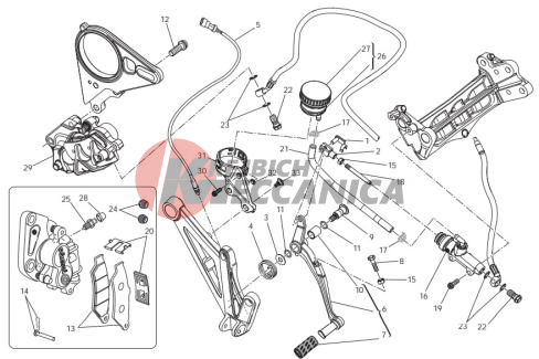 Rear brake