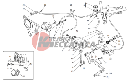 Rear brake