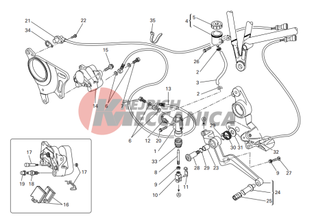 Rear brake