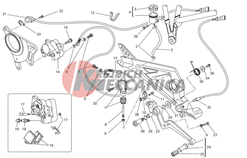 Rear brake