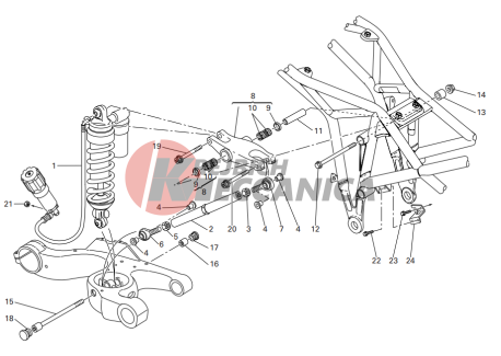 Rear suspension