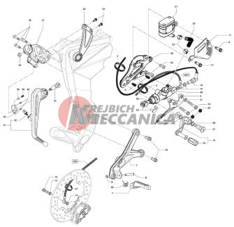 Right-hand Footrest Assembly