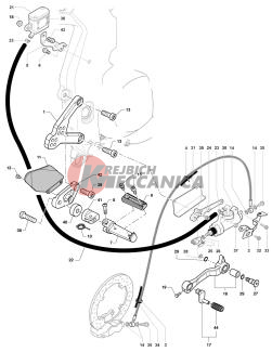 Right-hand Footrest Assembly