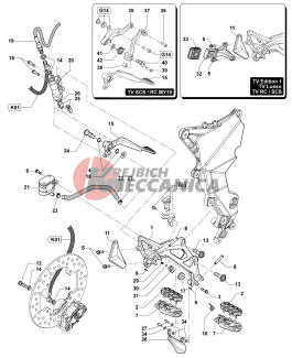 Right-hand Footrest Assembly