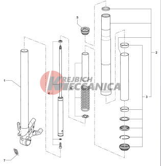 Right-hand Fork Brutale 675  800