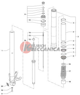Right-hand Fork Brutale 800 My17