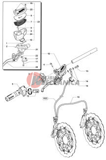 Right-hand Handlebar Assembly