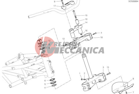 STEERING HEAD BASE ASSEMBLY