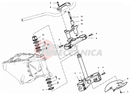 STEERING HEAD BASE ASSEMBLY