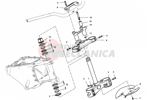 STEERING HEAD BASE ASSEMBLY