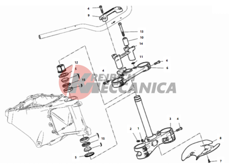 STEERING HEAD BASE ASSEMBLY