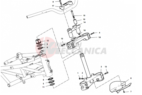 STEERING HEAD BASE ASSEMBLY