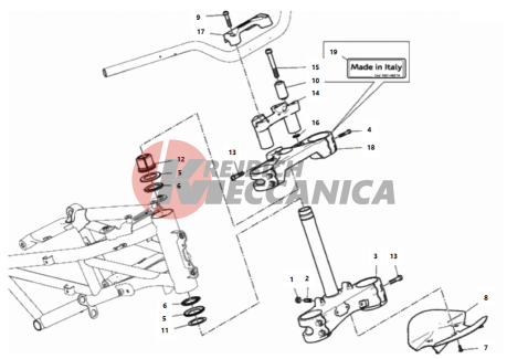 STEERING HEAD BASE ASSEMBLY 2