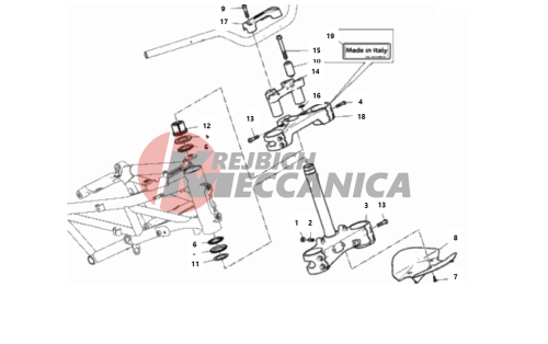 STEERING HEAD BASE ASSEMBLY 2