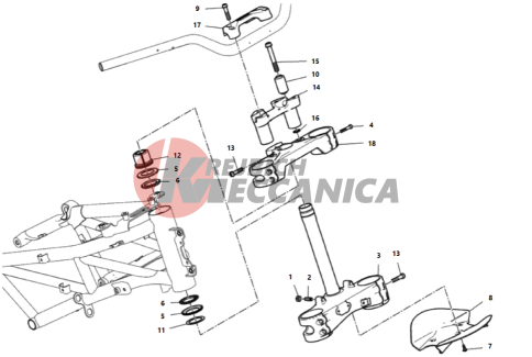 STEERING HEAD BASE ASSEMBLY