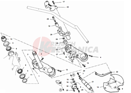 STEERING HEAD BASE ASSEMBLY