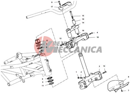 STEERING HEAD BASE ASSEMBLY