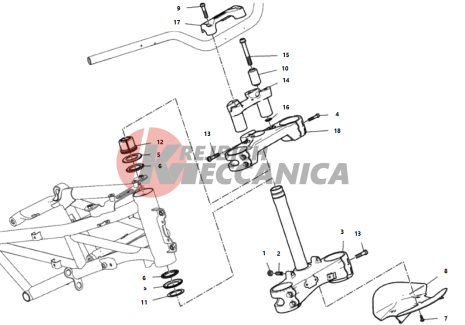 STEERING HEAD BASE ASSEMBLY